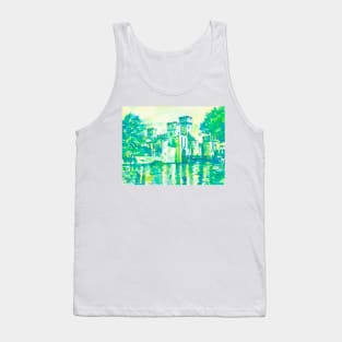 SCALIGERO CASTLE in SIRMIONE - watercolor painting Tank Top